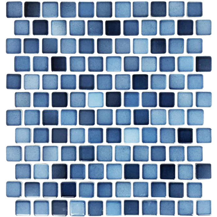 Sea Blue Glazed 1x1 Porcelain Pool Tile