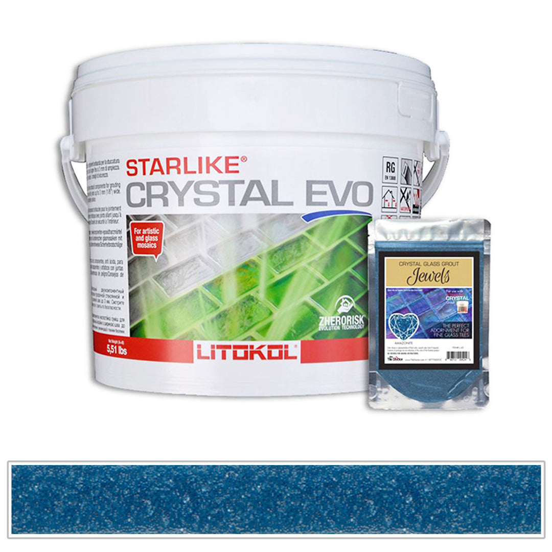 Amazonite - Starlike Crystal Evo 700 Epoxy Tile Grout