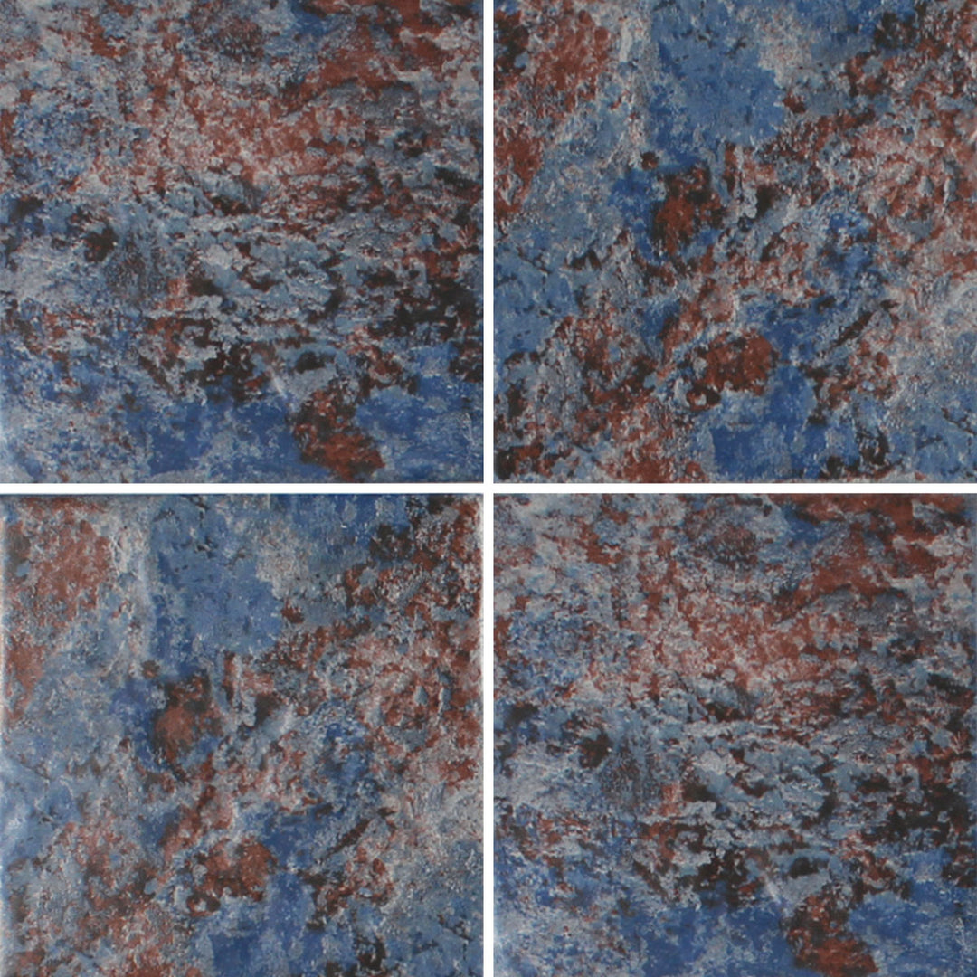 Asia Blue 6x6 Porcelain Pool Tile