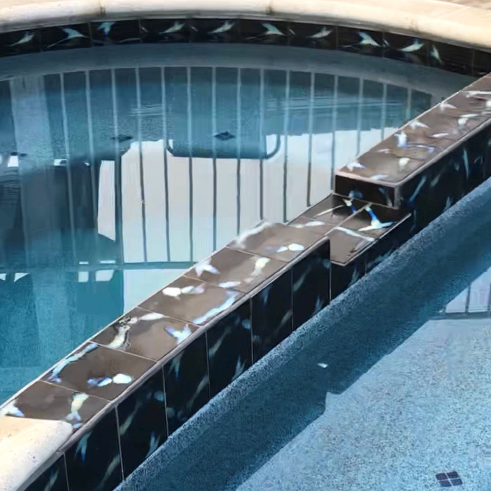 Black Galaxy 6x6 Tile Around the Waterline