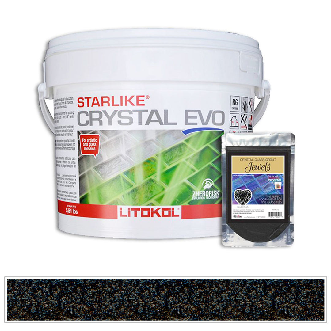 Black Pearl - Starlike Crystal Evo 700 Epoxy Tile Grout