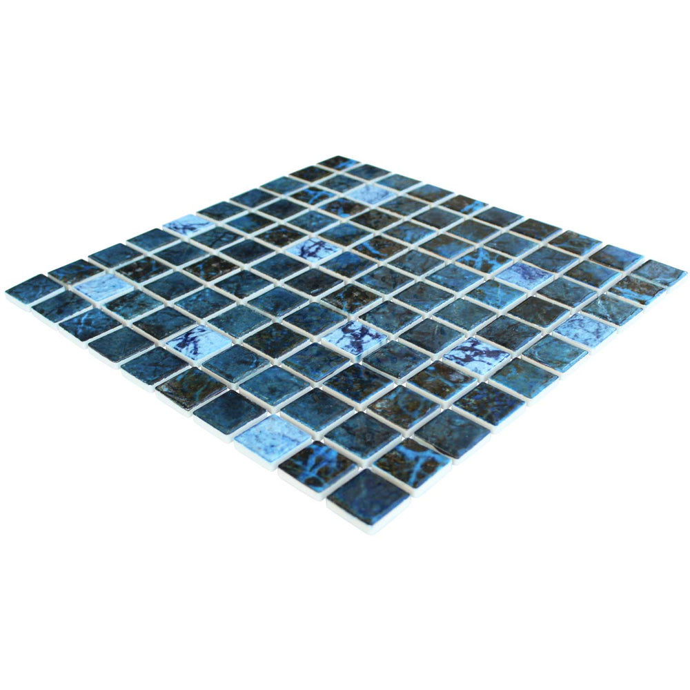 Blue Blend 1x1 Porcelain Tile