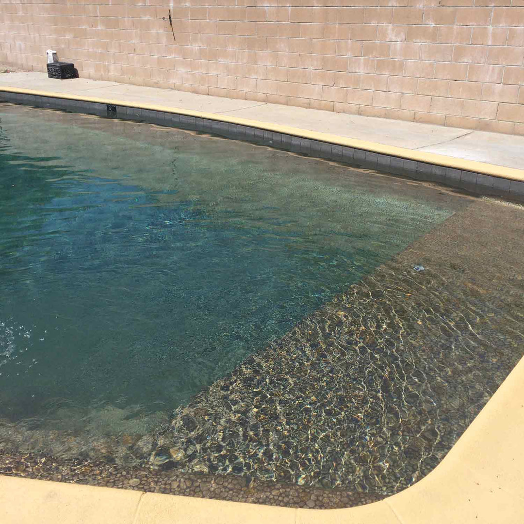 Bronze Pebble Stone Porcelain Pool Tile | Shower | Beach Entry | Spa ...