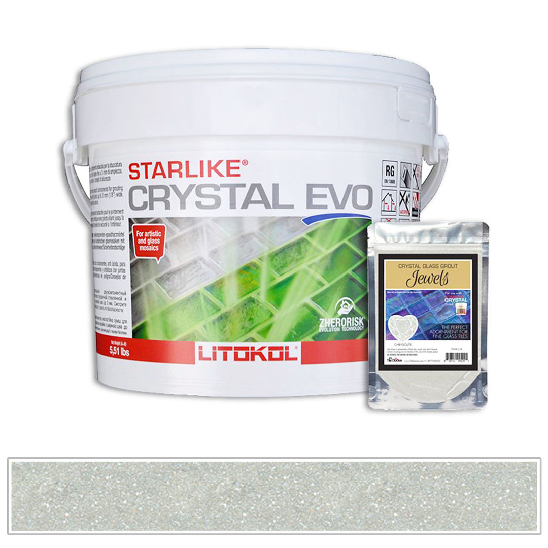 Chrysolite - Starlike Crystal Evo 700 Epoxy Tile Grout, 5.5 lb. Pail
