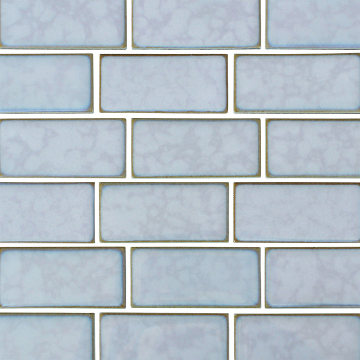 Gray Sea Salt 2x4 Subway Porcelain Pool Tile