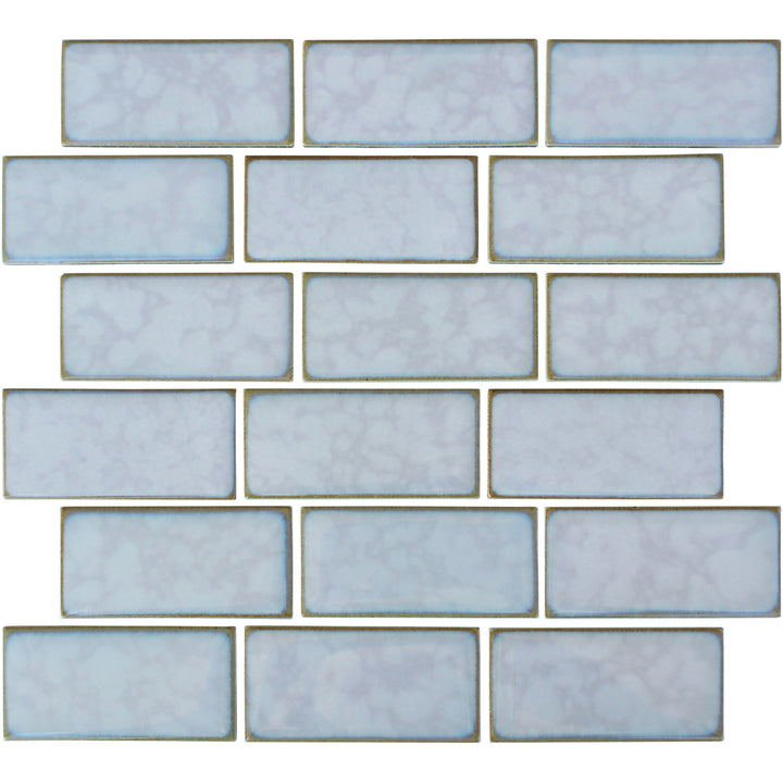 Gray Sea Salt 2x4 Subway Porcelain Tile