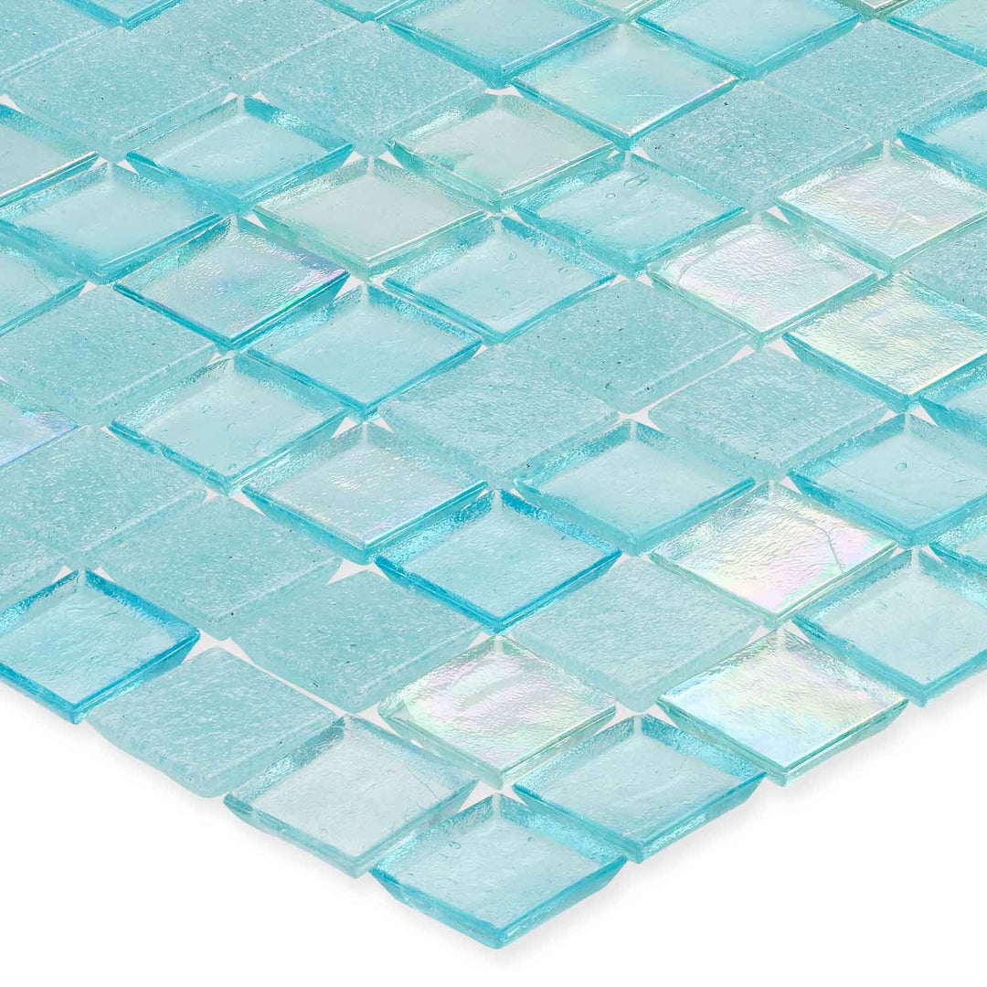 Islamorada 1x1 Recycled Glass Pool Tile Made in the USA