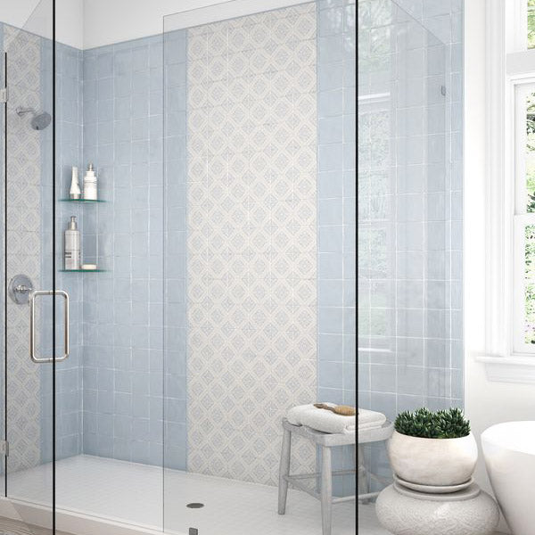 Juniper Ceramic Wall Kitchen Blue Backsplash Tile Bathroom