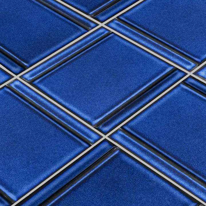 Kawara Ruri Blue 6x6 Porcelain Pool Tile