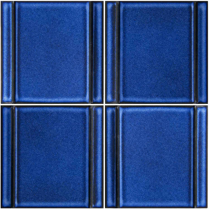 Kawara Ruri Blue 6x6 Porcelain Tile