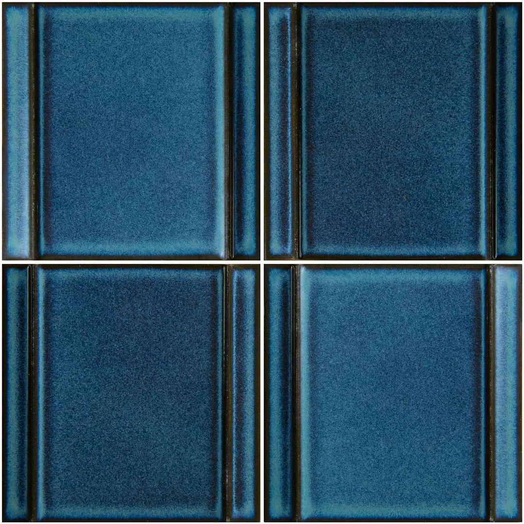 Kawara Tetsukon Blue 6x6 Porcelain Tile