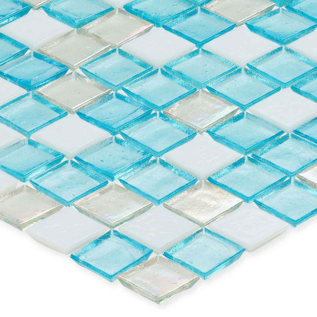 Key Biscayne Recycled Glass Pool Tile Made in the USA