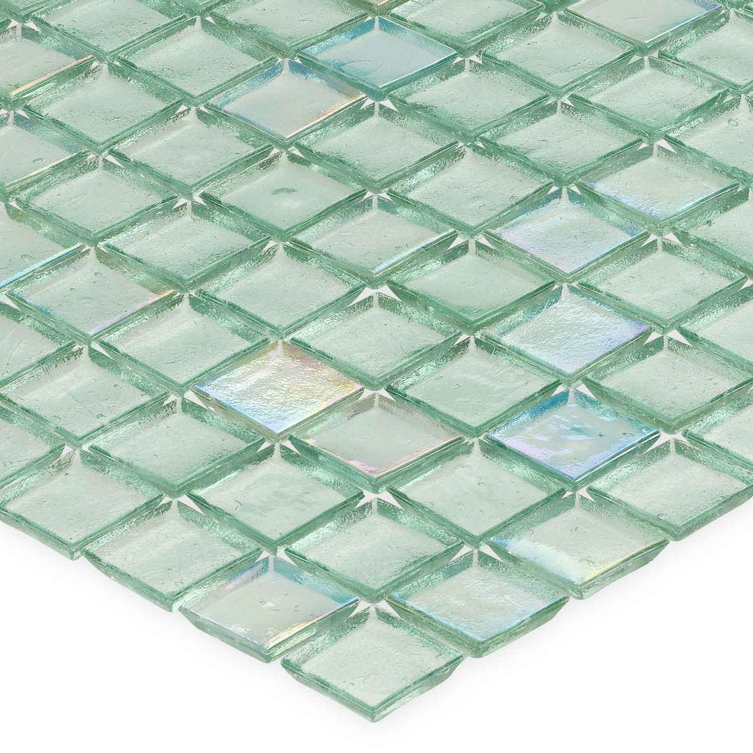 Kiawah 1x1 Recycled Glass Pool Tile Made in the USA