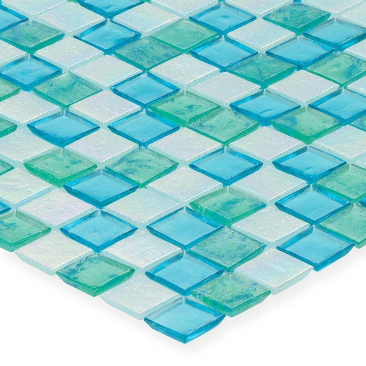 Lagoon 1x1 Glass Pool Tile Made in the USA