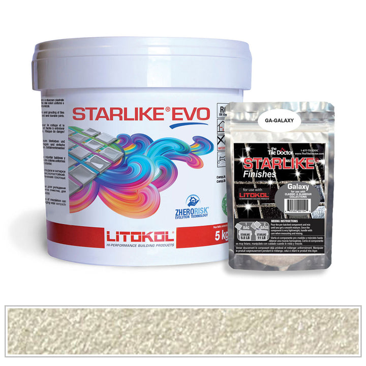 Litokol Starlike EVO 202 Natural Galaxy Shimmer Tile Grout by AquaTiles