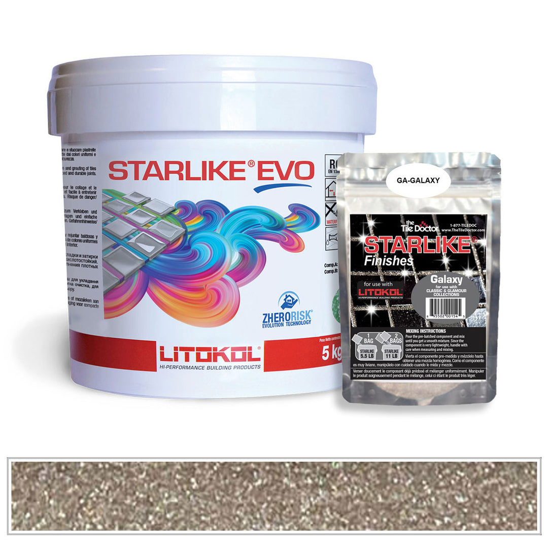 Litokol Starlike EVO 230 Cocoa Galaxy Shimmer Tile Grout by AquaTiles