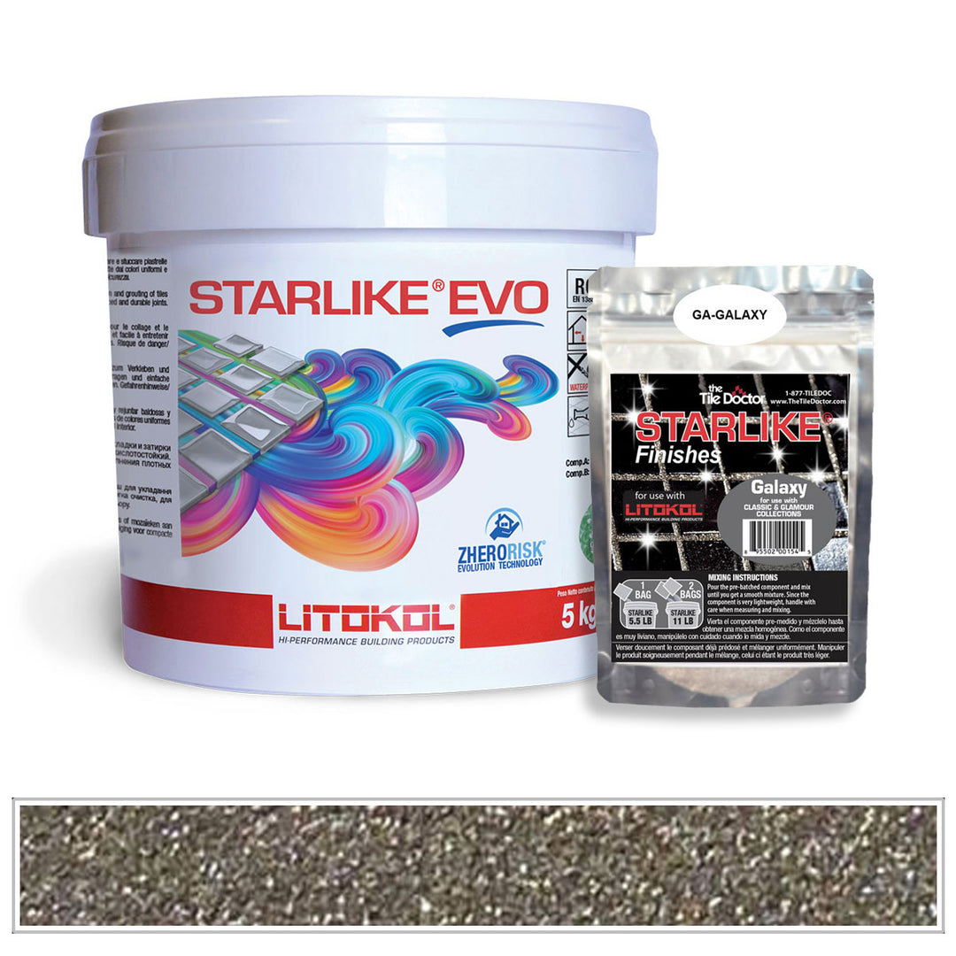 Litokol Starlike EVO 235 Coffee Galaxy Shimmer Tile Grout by AquaTiles