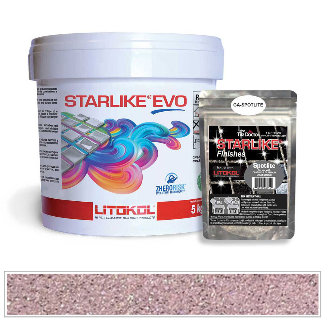 Purple Amethyst 530 - Starlike EVO Epoxy Tile Grout, 5.5 lb. Pail