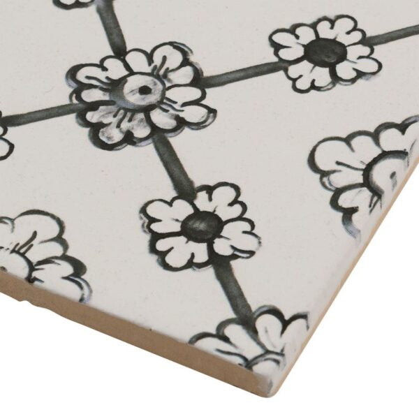 Matisse Moonstone 5x5 Ceramic Kitchen Backsplash Wall Tile Corner