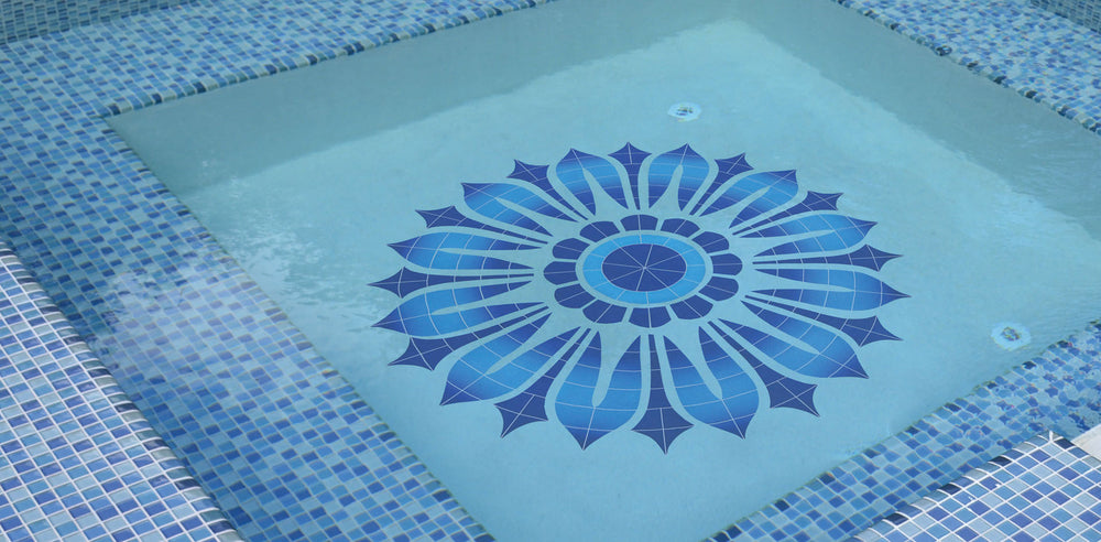 Medallion Provincial Installed on Spa