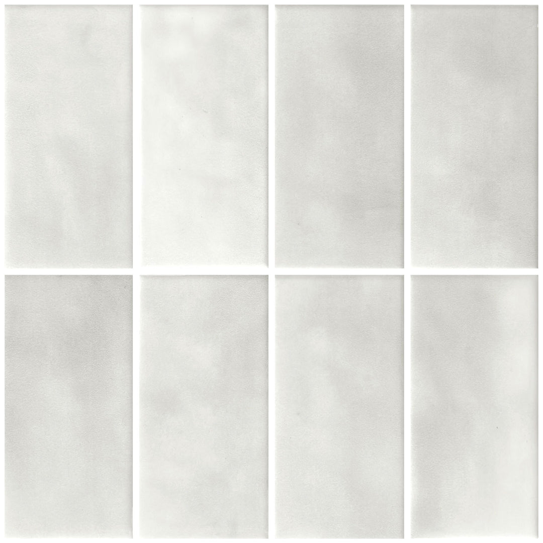 Metro Atlas White 3x6 Porcelain Tile