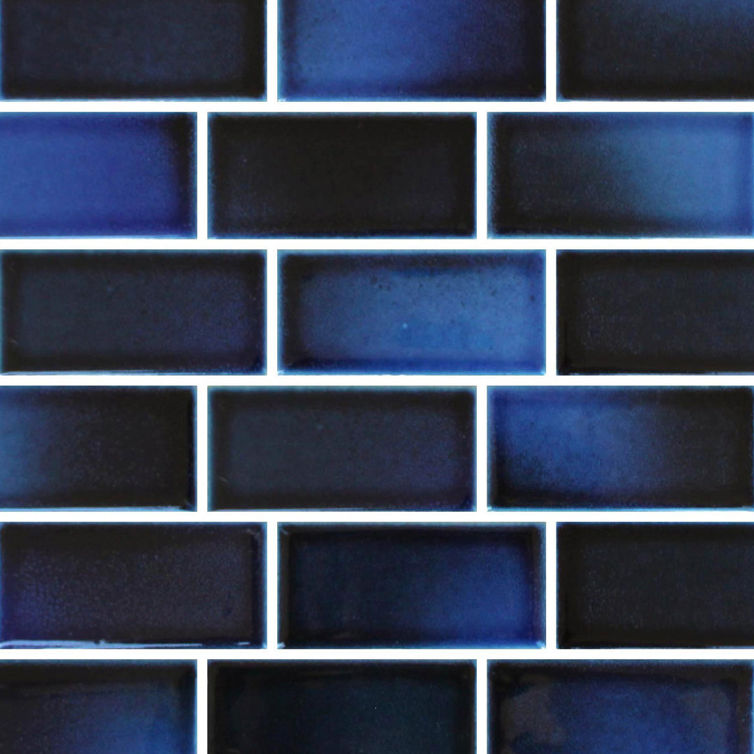 Misty Blue 2x4 Subway Pool Tile