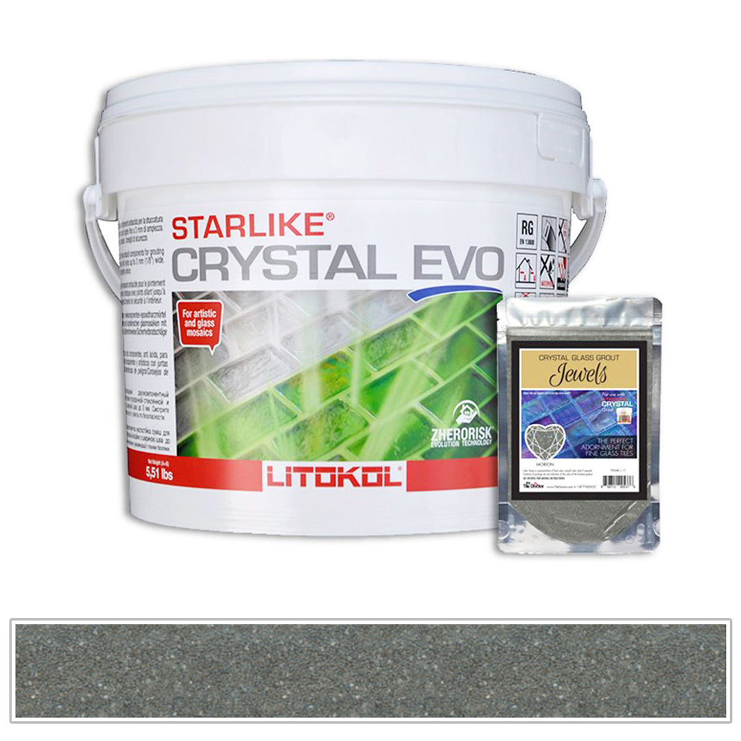 Morion - Starlike Crystal Evo 700 Epoxy Tile Grout, 5.5 lb. Pail