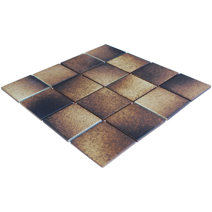 Nature Brown 3x3 Porcelain Pool Tile