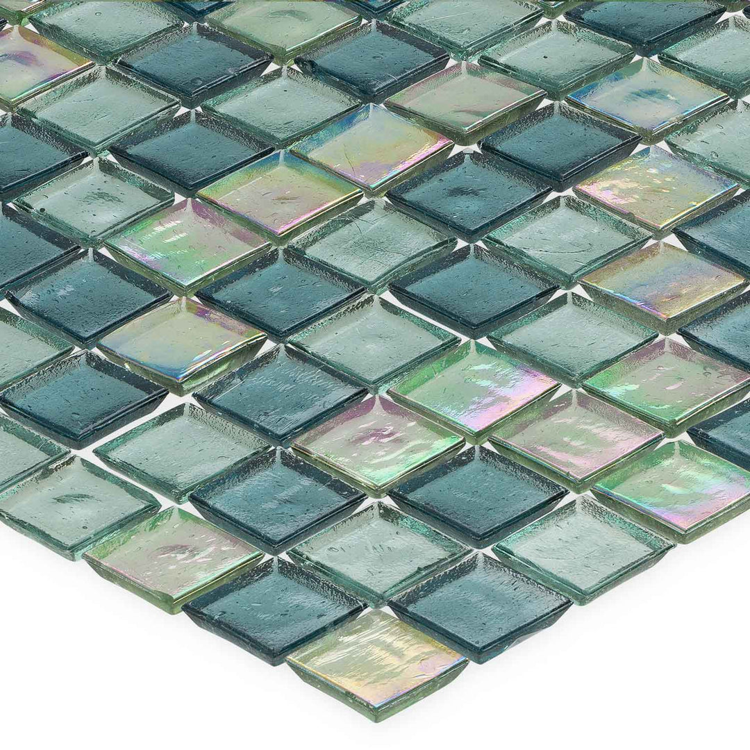 Outer Banks 1" x 1" Iridescent Glass Tile