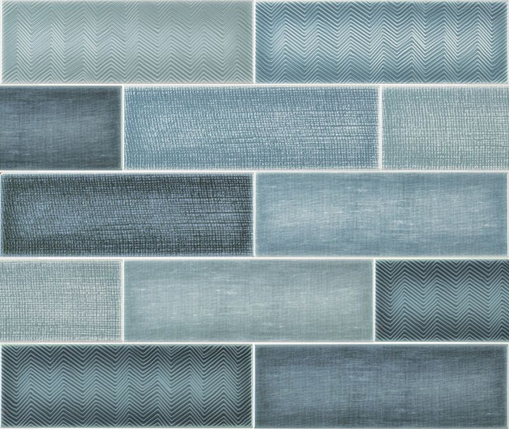 Oxford Blue Backsplash Kitchen Wall Ceramic Tile