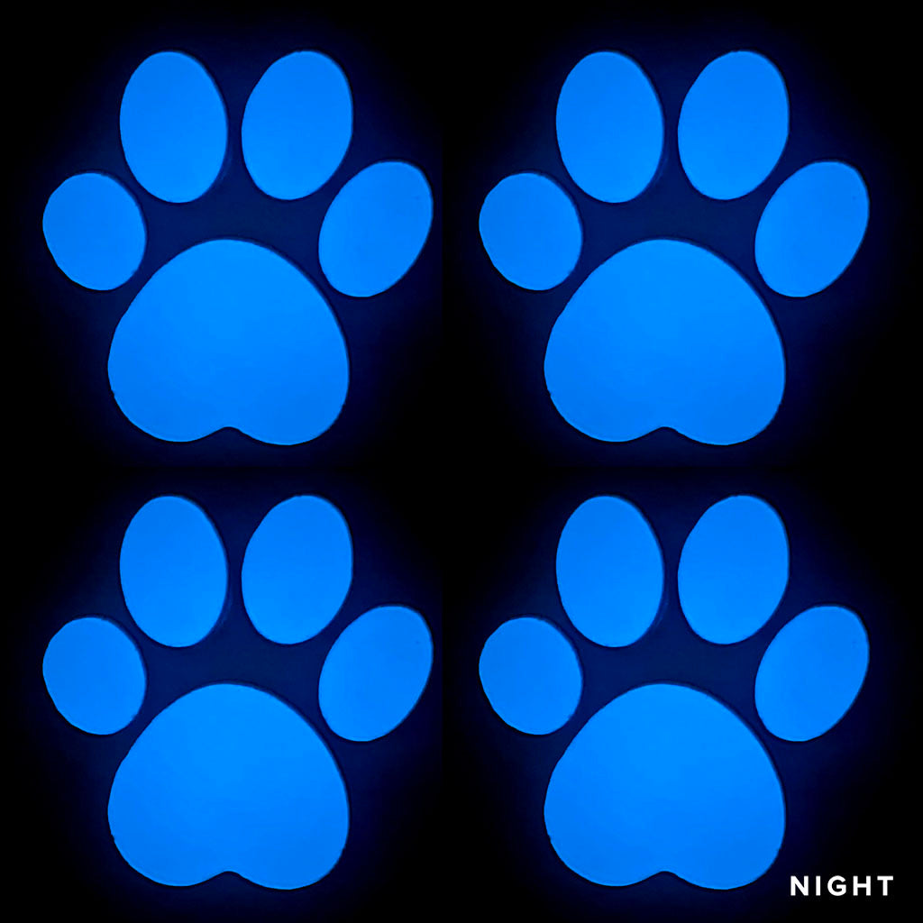 Paws Step Marker Glow in the Dark Pool Mosaics