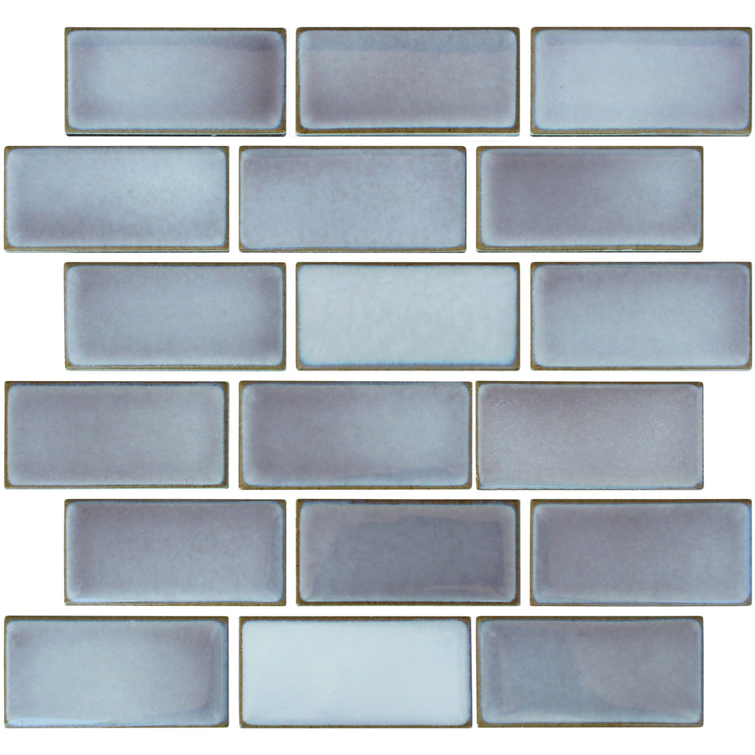 Pewter Gray 2x4 Porcelain Pool Tiles