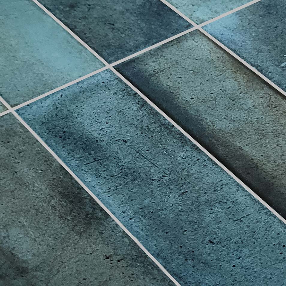 Prussian Blue 3x12 Linear Porcelain Tile