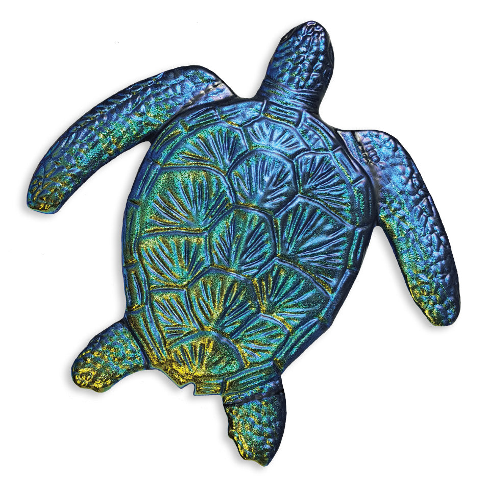 Rainbow Loggerhead Turtle 6 Inch Pool Mosaic