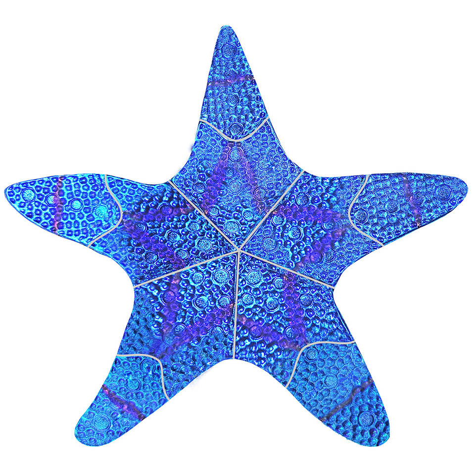 Sapphire Starfish 10 Inch Pool Mosaic