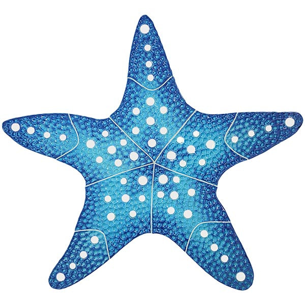 Starfish Blue 10" Pool Mosaic