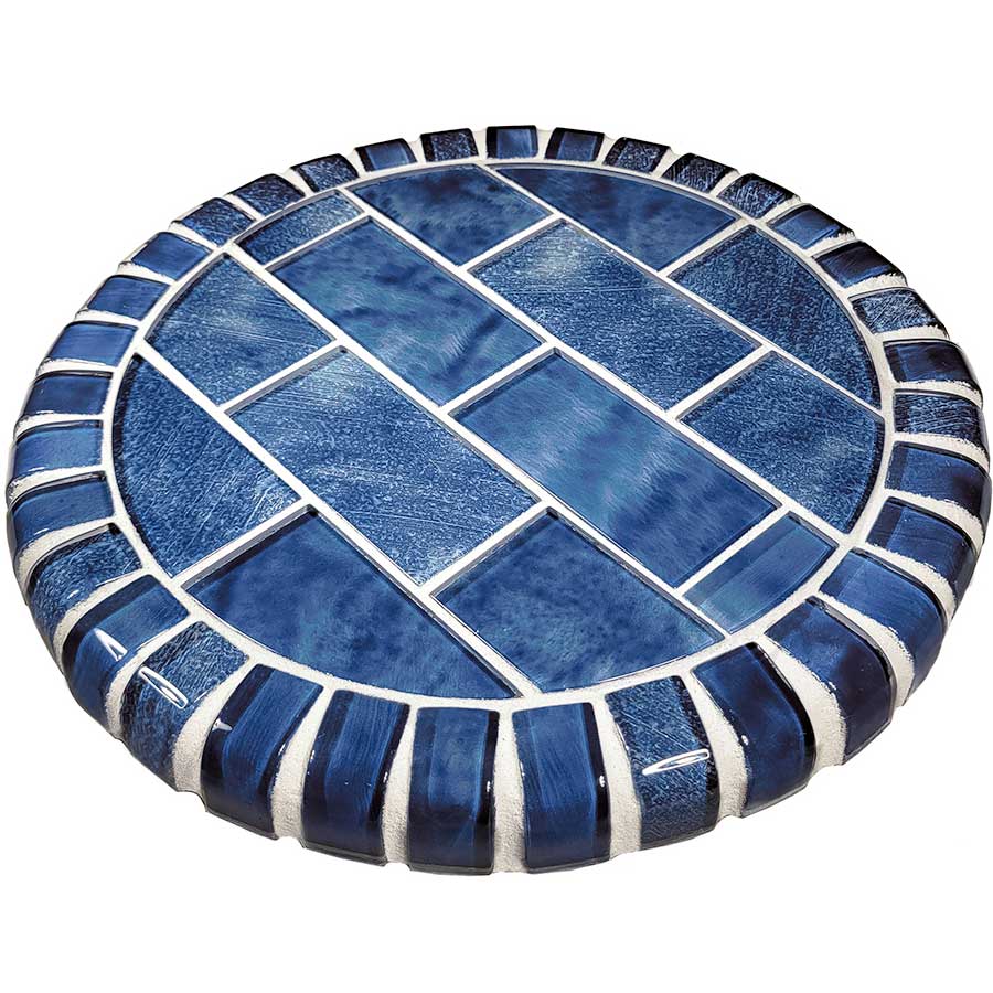 Subway Stratus Blue Barstool Top