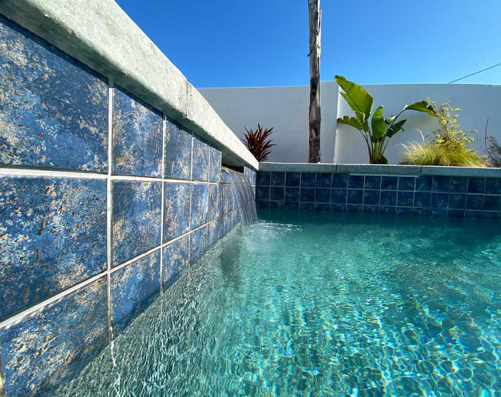 Tahoe Blue 6x6 Waterline Pool Tile