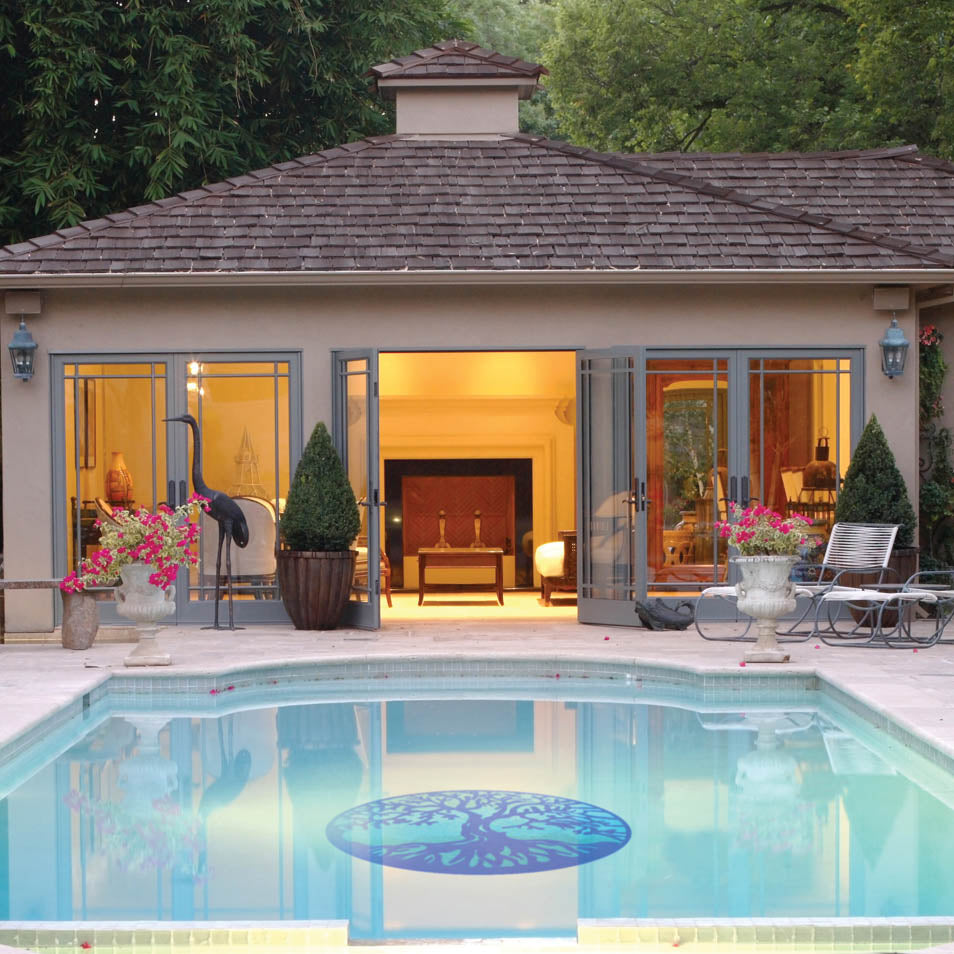 Tree of Life Medallion Pool Mosaic on Swimming Pool Floor
