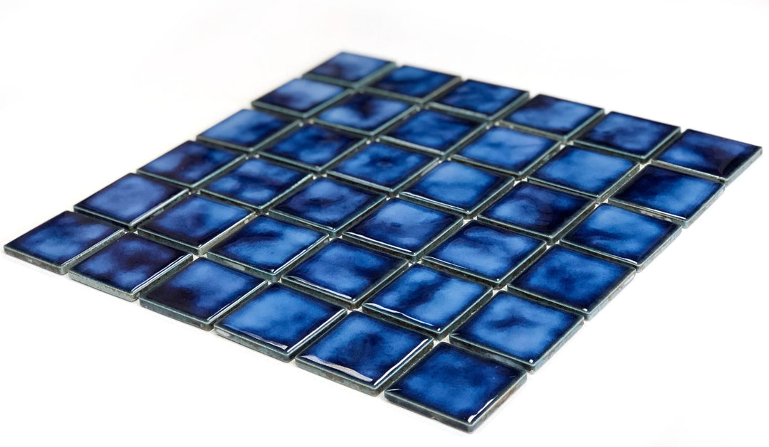 Marble Blue 2" x 2" Porcelain Pool Tile
