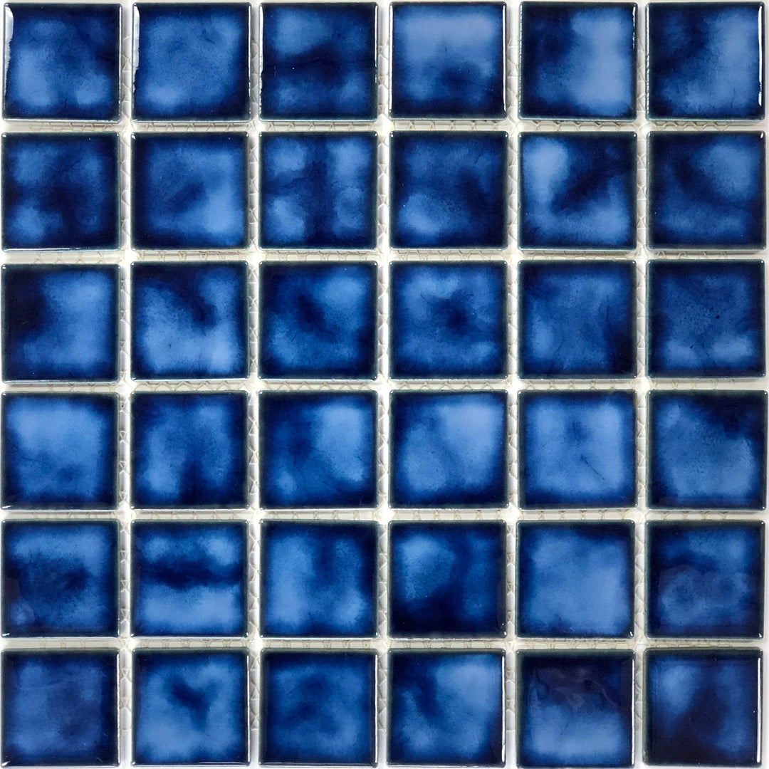Marble Blue 2" x 2" Porcelain Pool Tile