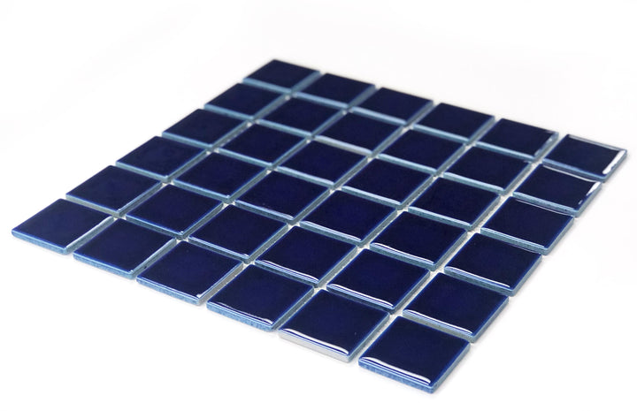 Cobalt Blue 2" x 2" Porcelain Pool Tile