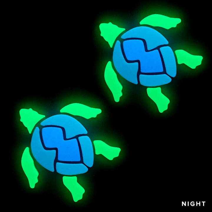 Baby Turtles Glow in the Dark Pool Mosaics