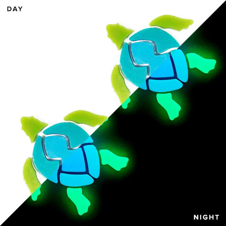 Baby Turtles Glow in the Dark Pool Mosaics