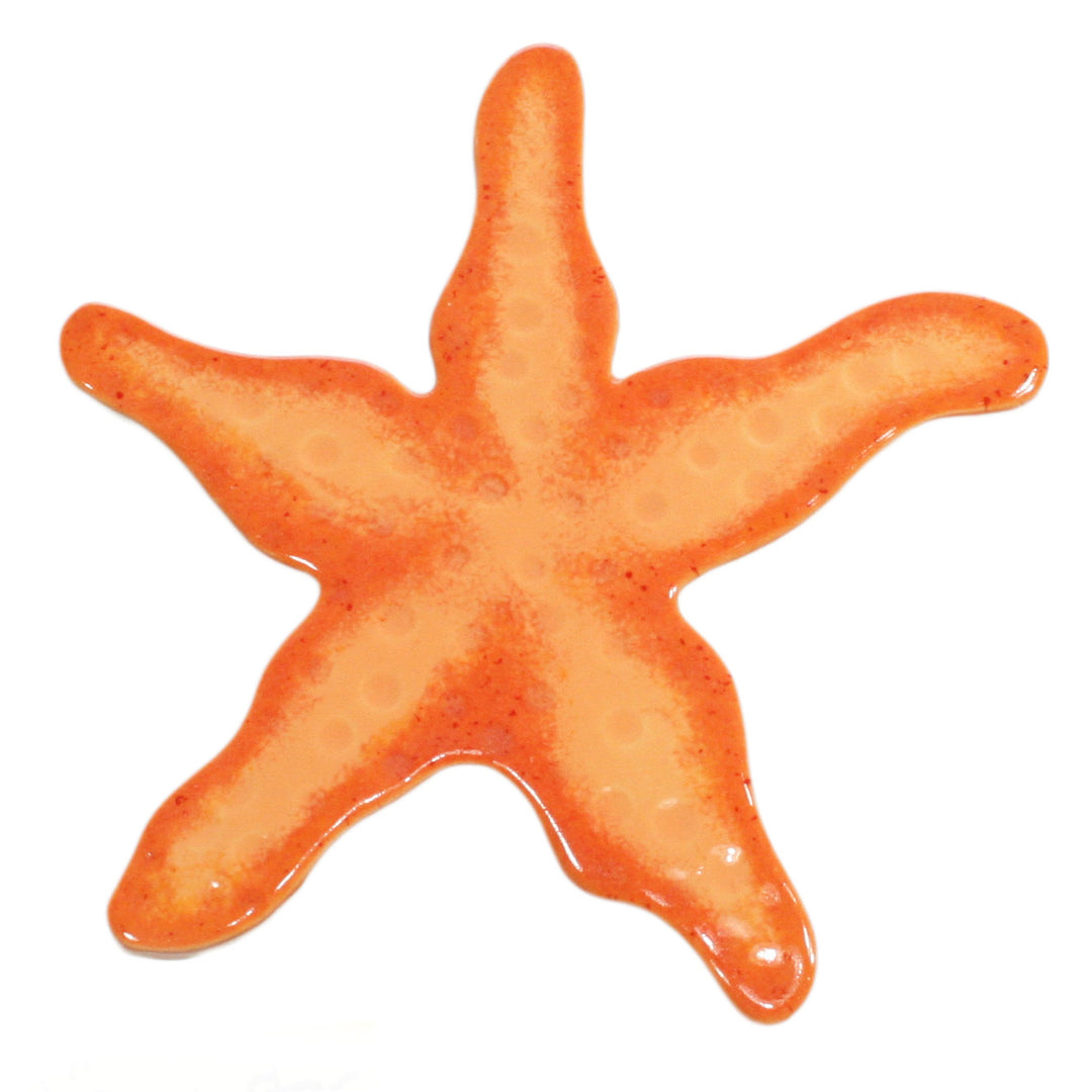Peach Starfish New 7" x 7" Pool Mosaics