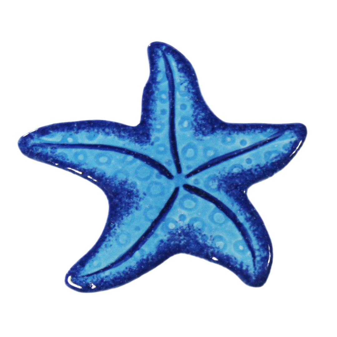 Blue Tone Starfish 5" x 5" Pool Mosaics