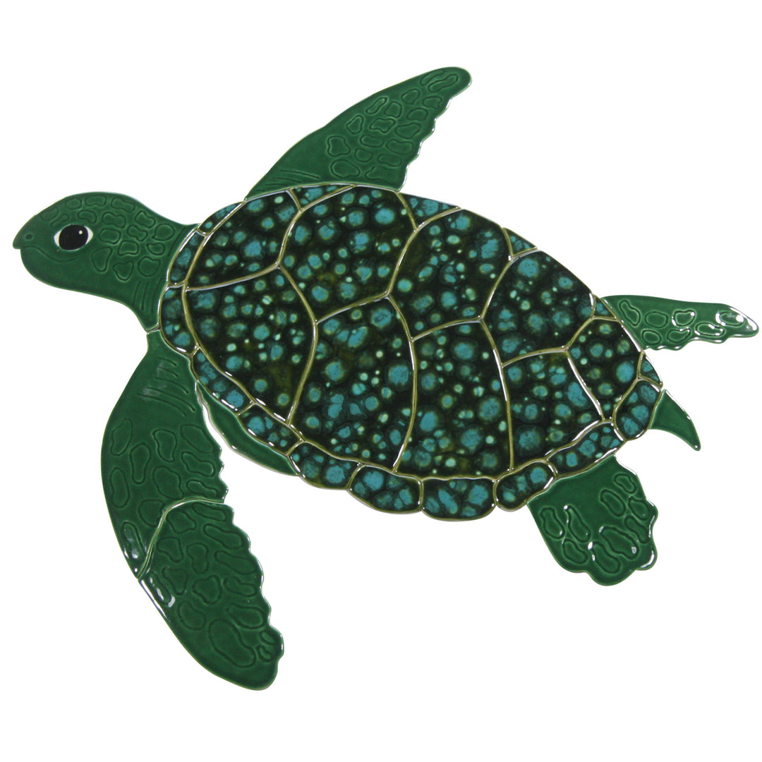 Green Turtle Pool Mosaics