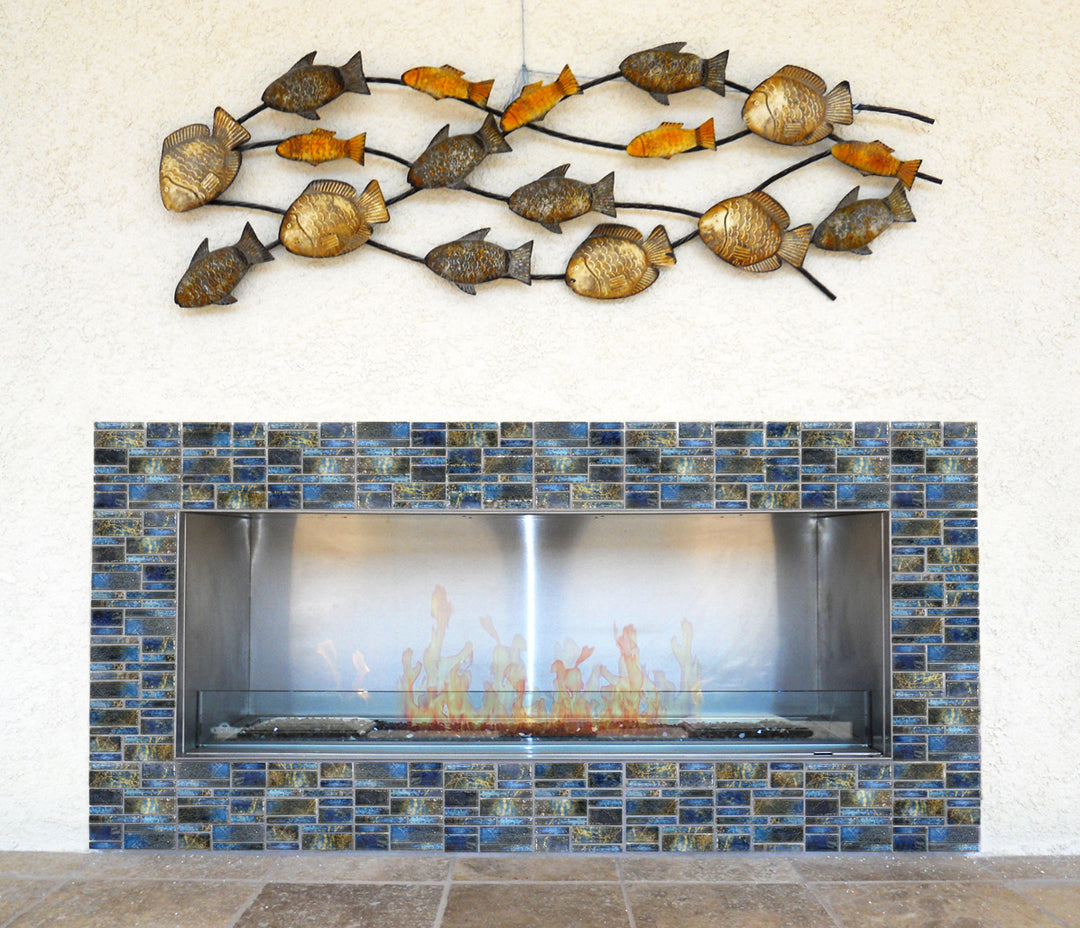 Summer Blue Random Block Porcelain Waterline Pool Tile – AquaTiles