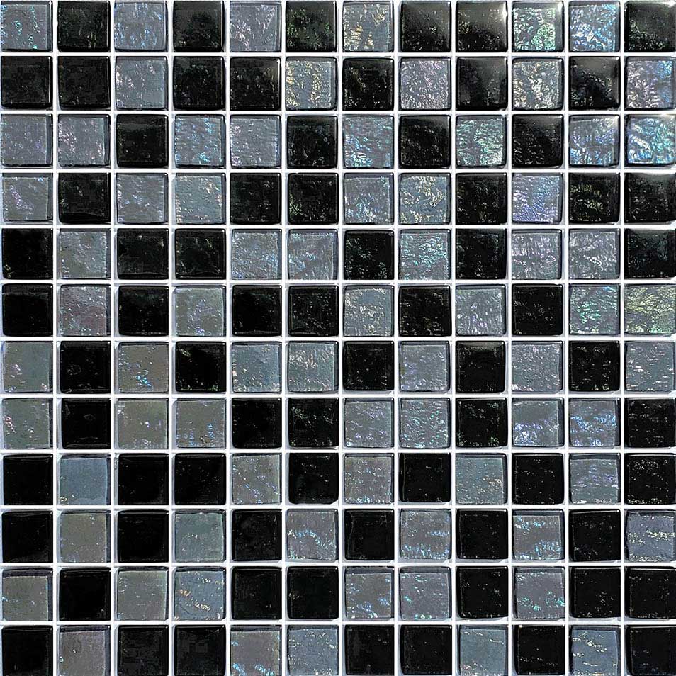 Moonlight Iridescent 1x1 Glass Pool Tile