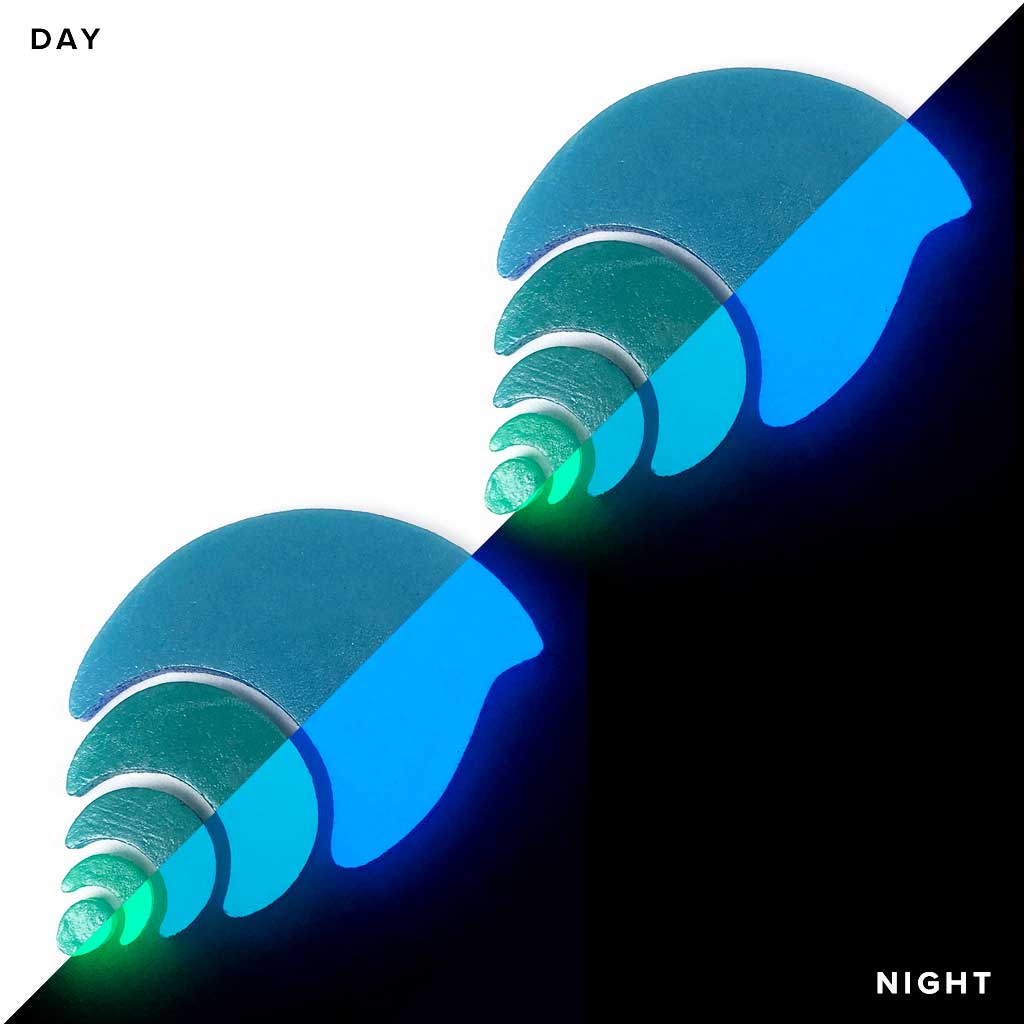 Glow Shell Nutmeg Shell Glow in the Dark Pool Mosaic – AquaTiles
